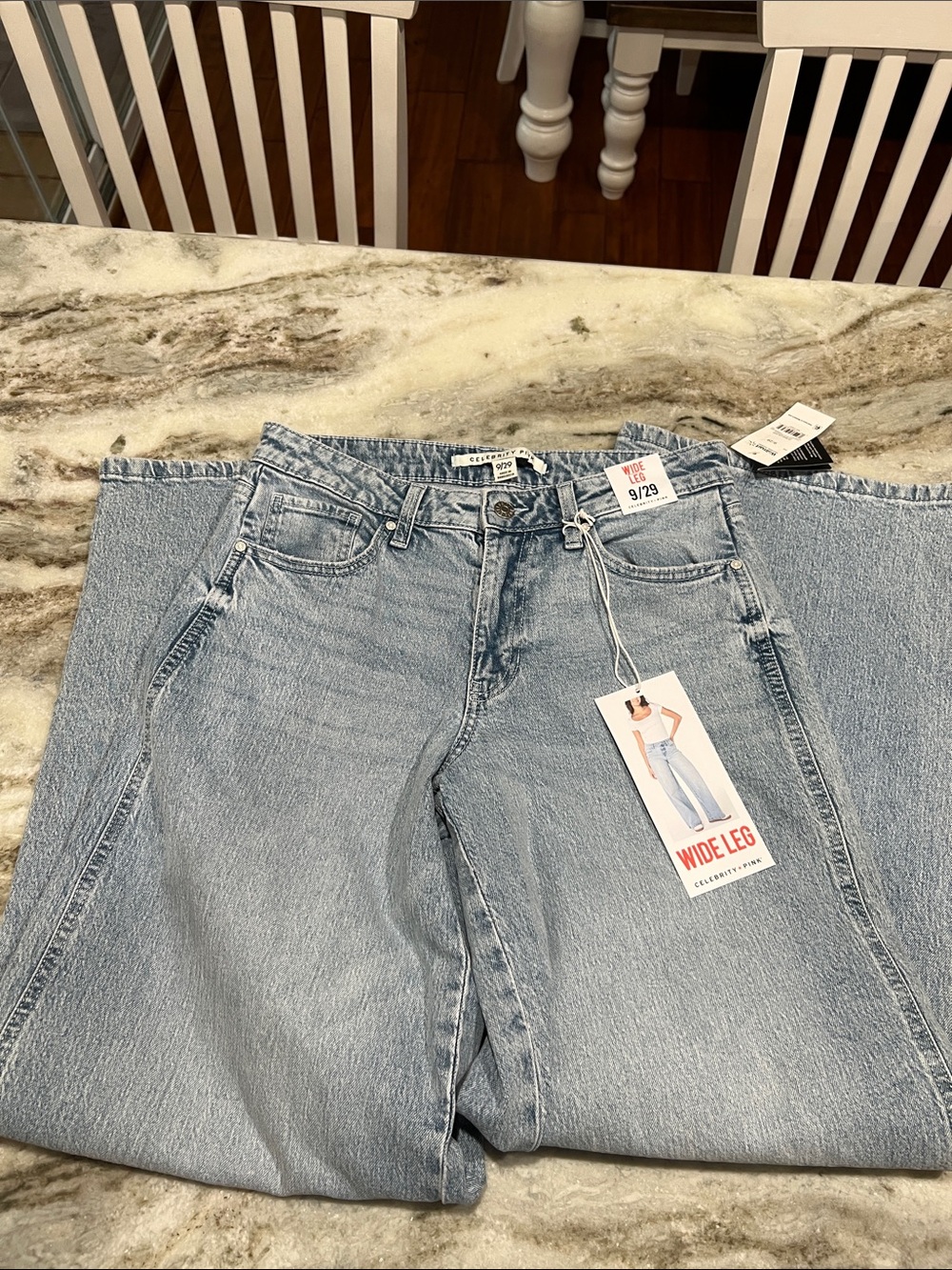 Celebrity Pink Wide Leg Light Blue Women’s Jeans